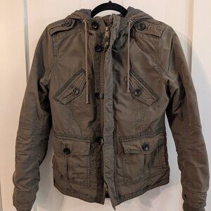 TNA Platoon Jacket – Size S – Khaki Hooded Cargo